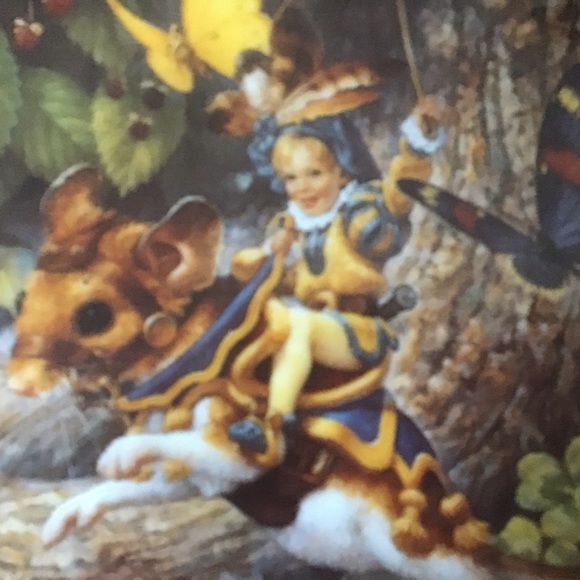 KNOWLES “Tom Thumb” Vintage Collector’s Plate Eight 22-K Gold Rim COA 8.5” diam - Picture 2 of 6